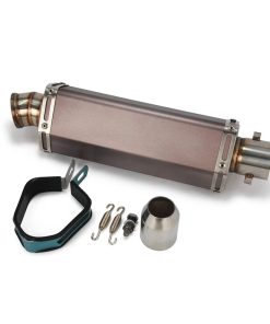 Escape silenciador hexagonal universal de 1.5-2" de entrada