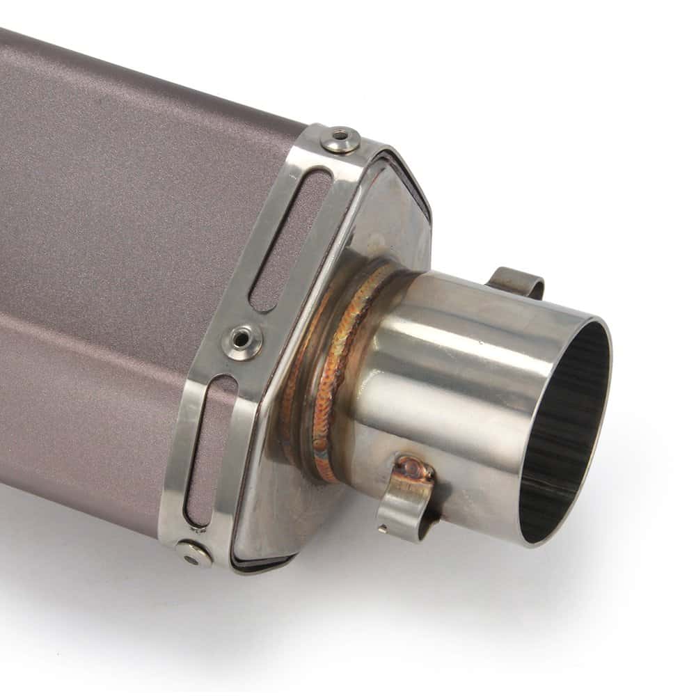 Escape silenciador hexagonal universal de 1.5-2" de entrada - Imagen 6