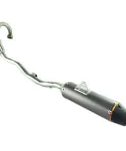 Sistema completo de escape de escape para motocicleta para