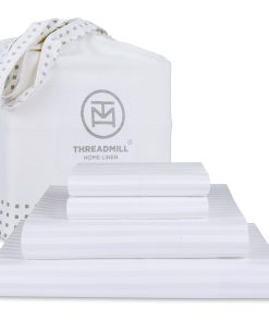 Juego de sábanas de algodón Threadmill 100% para cama Cal