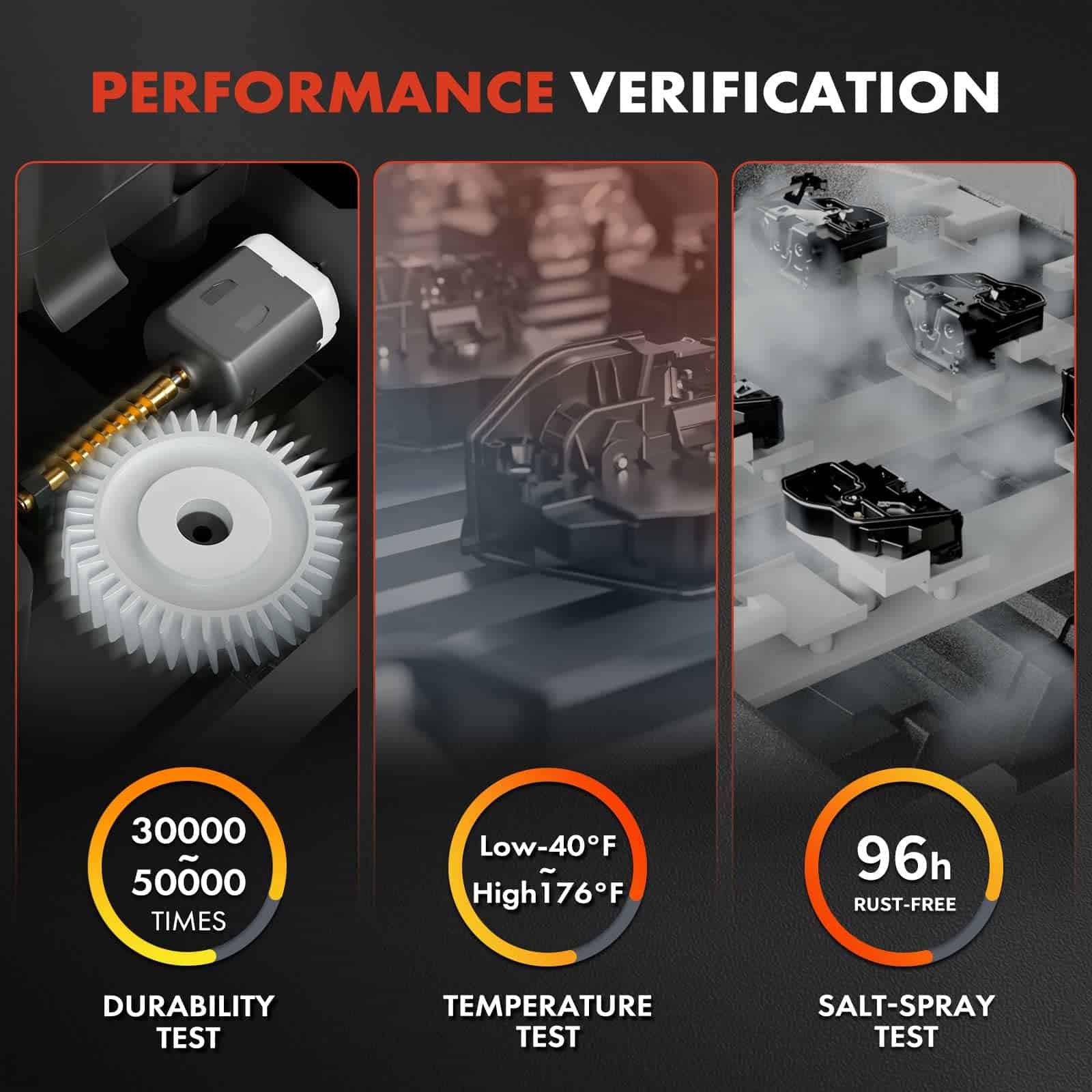 Actuador de cerradura de puerta A-Premium compatible con - Imagen 4