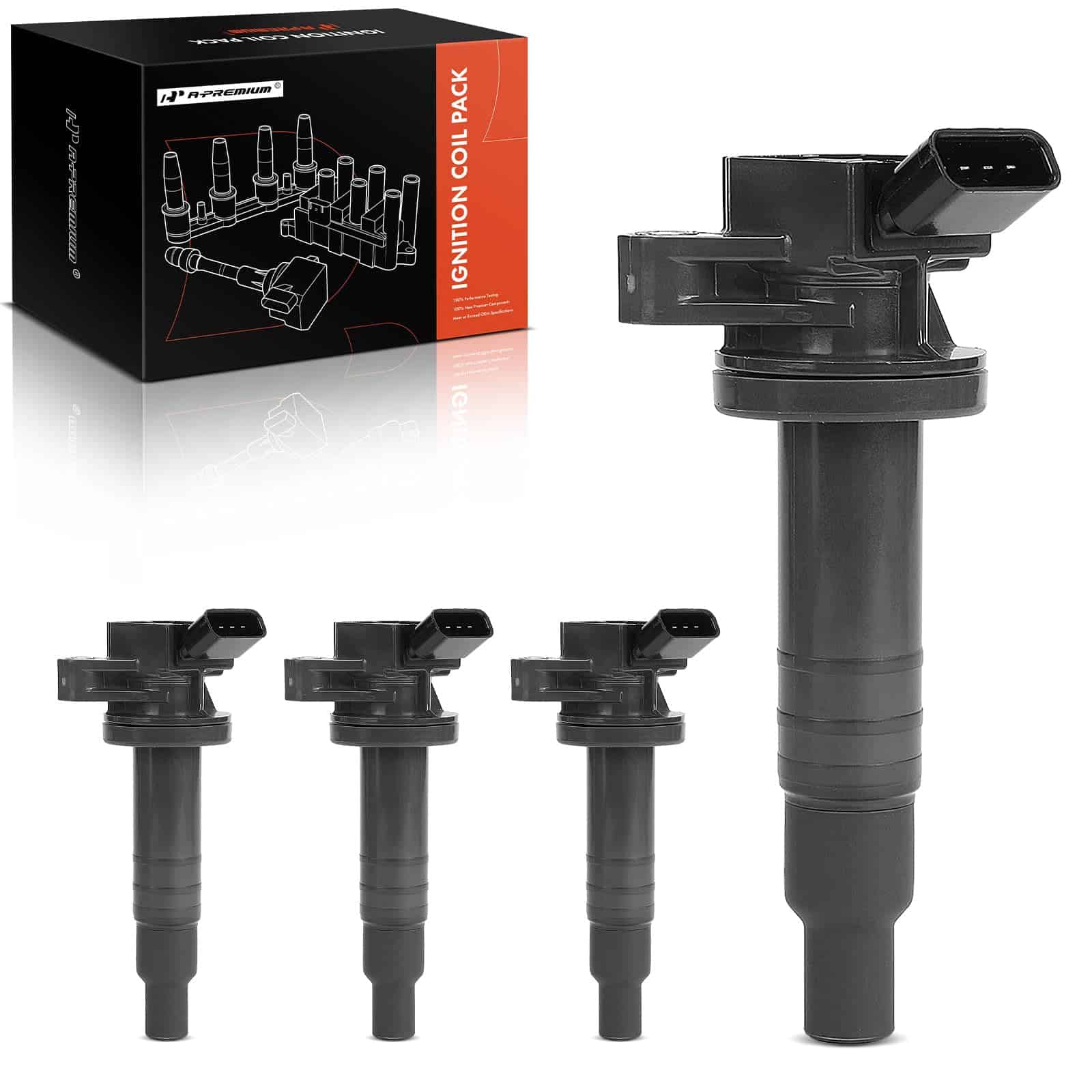 Conjunto de 4 Bobinas de Encendido A-Premium -r L4 1.8L