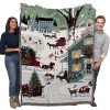 Manta de Navidad Cape Cod Christmas de Pure Country Weavers