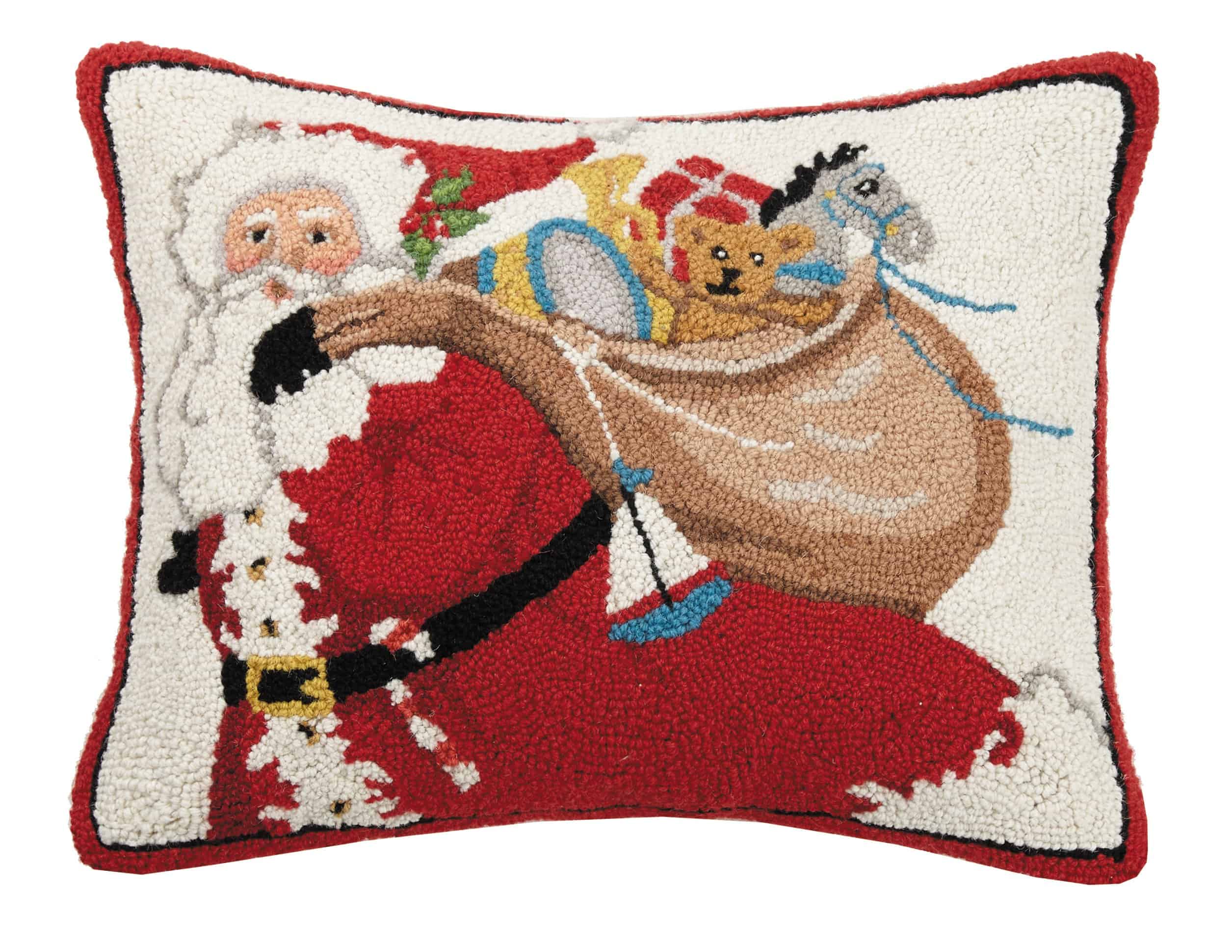 Mary Lake Thompson Santa con Bolsa de Regalos Gancho,