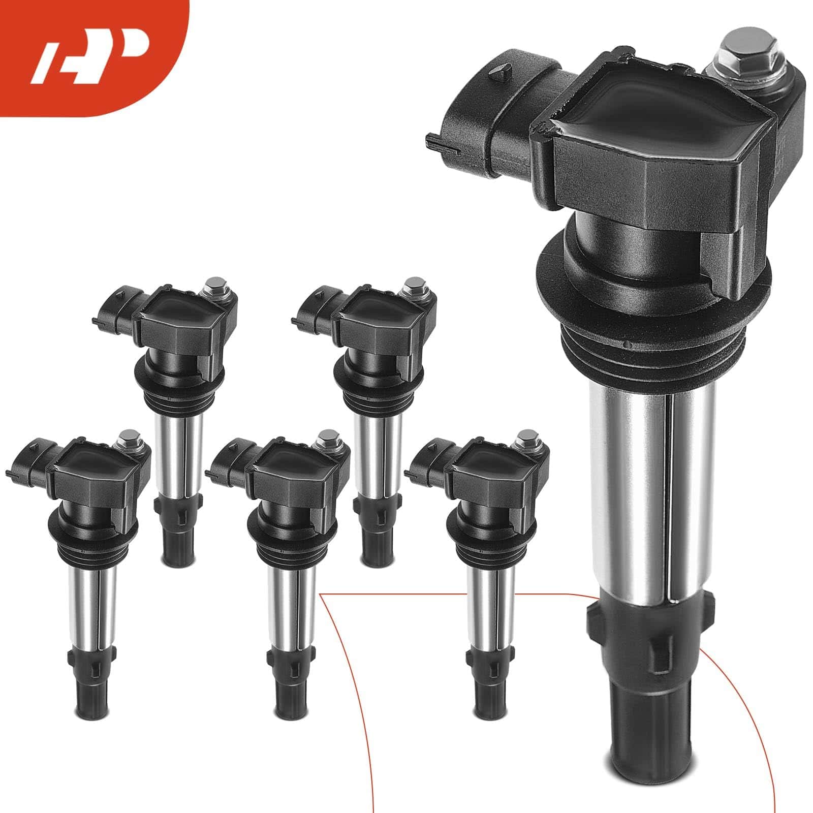 Paquete de Bobinas de Encendido del - 6 Piezas - Imagen 9