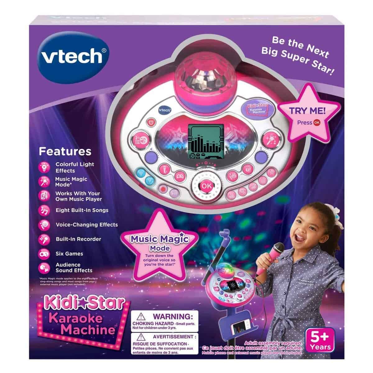 Máquina de Karaoke VTech Kidi Star (Rosa/Morado), Auxiliar - Imagen 7