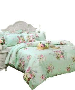 Juego de Funda nórdica con estampado floral -Estilo Simple d