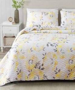 Juego de Edredón Floral para Cama King Great Bay Home con