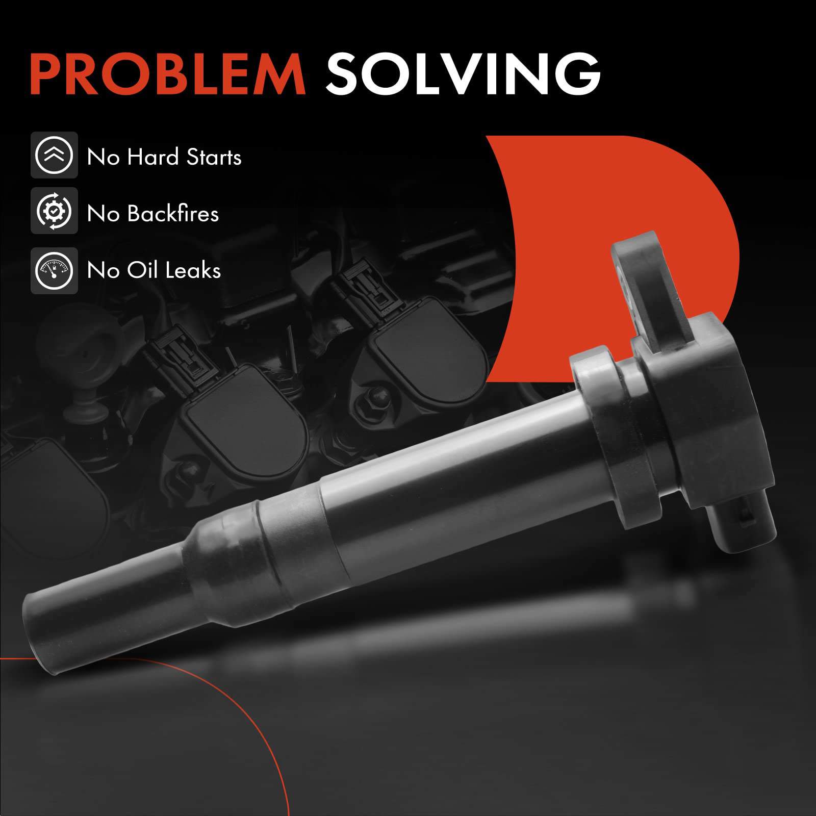 Conjunto de 6 bobinas de encendido A-Premium (2 pines) - Imagen 8