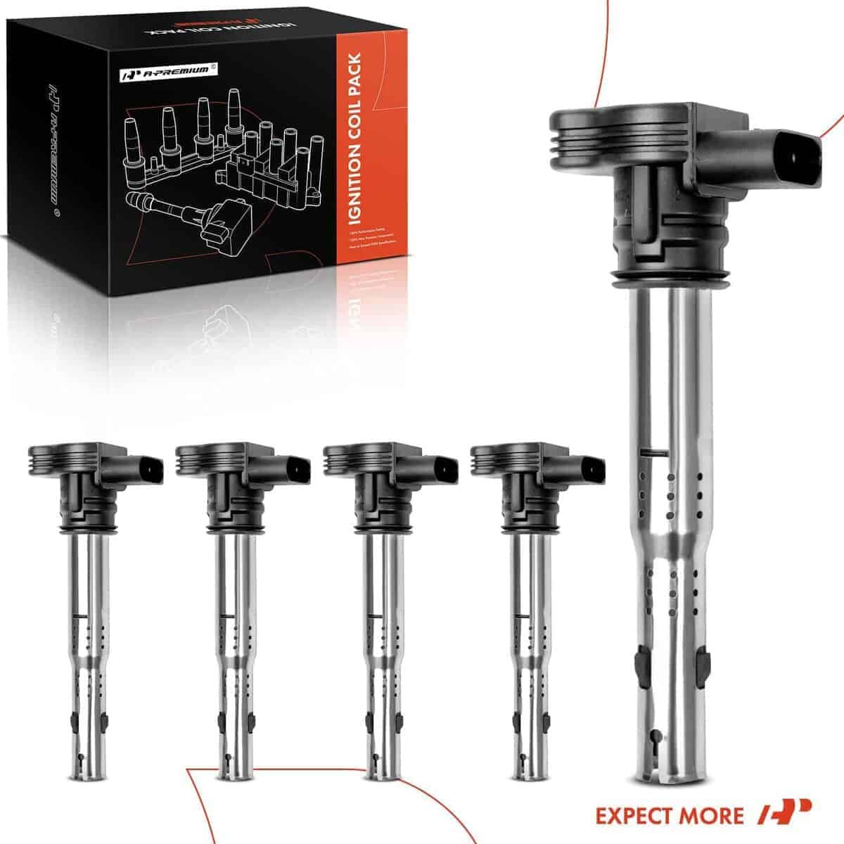 Conjunto de 5 Bobinas de Encendido A-Premium Compatible con - Imagen 9