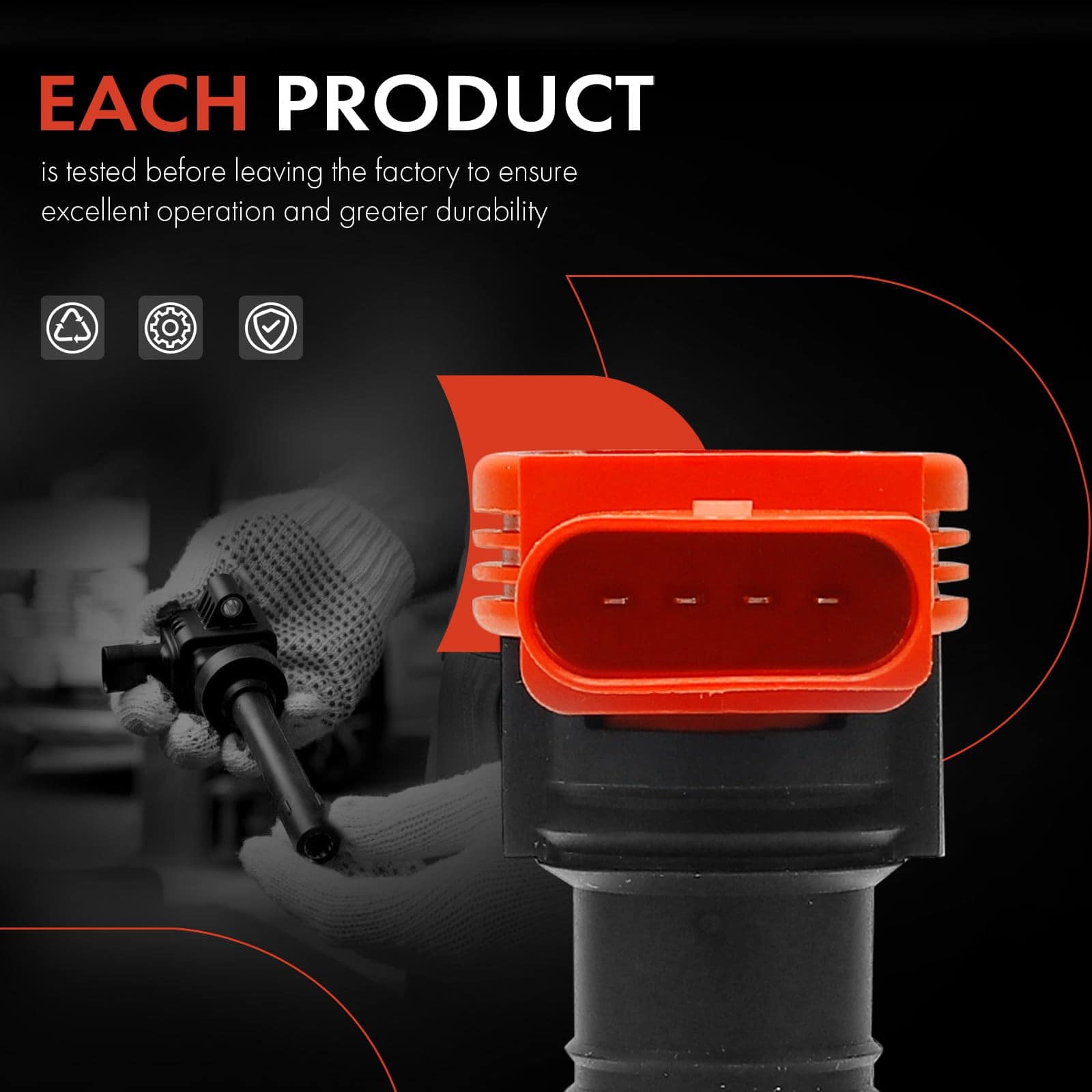 Conjunto de 8 Bobinas de Encendido A-Premium Compatible con - Imagen 7