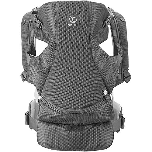 Portabebés frontal y trasero Stokke MyCarrier (Malla Gris)