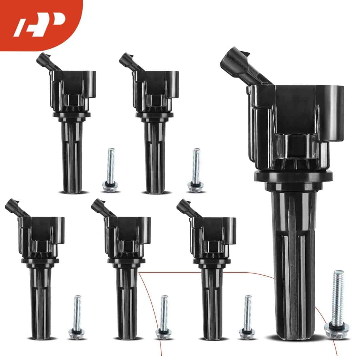 Conjunto de 6 bobinas de encendido A-Premium Compatible con - Imagen 9