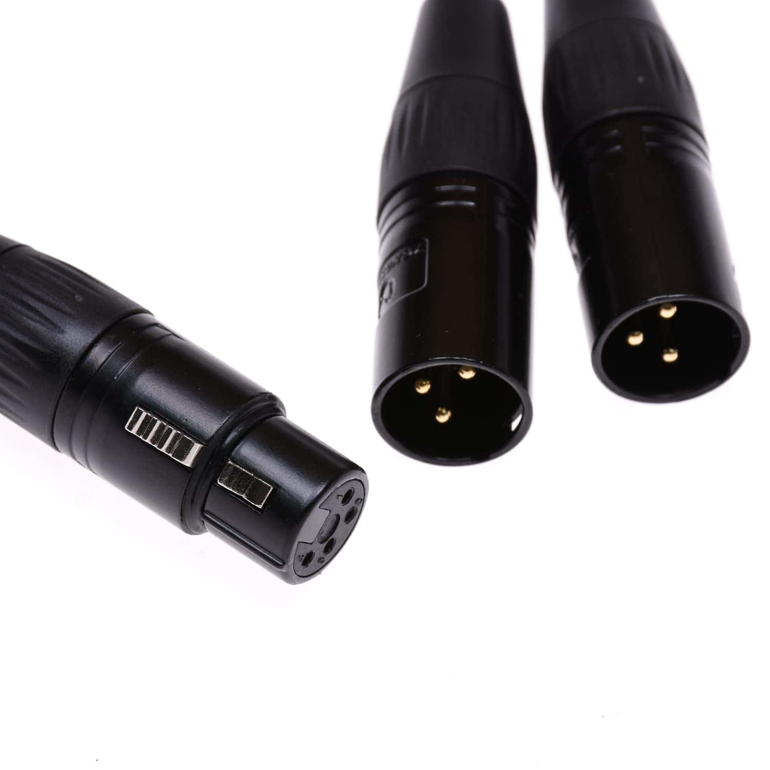 Adaptador de Audio Balanceado GAGACOCC 2X 3pin XLR Macho a - Imagen 4