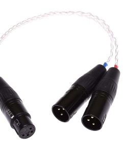 Adaptador de Audio Balanceado GAGACOCC 2X 3pin XLR Macho a