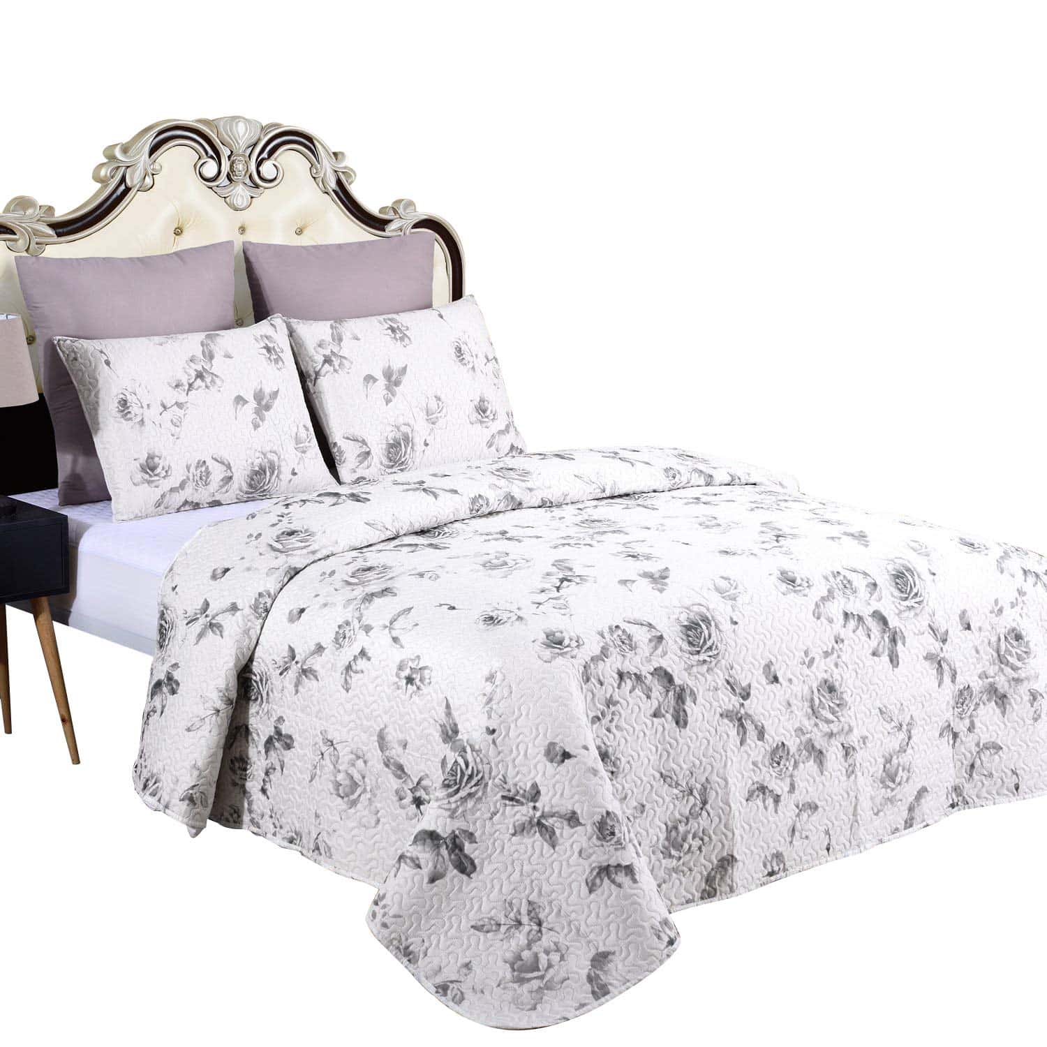 Juego de Edredón JML - Juego de Edredón -Estampado de Flores