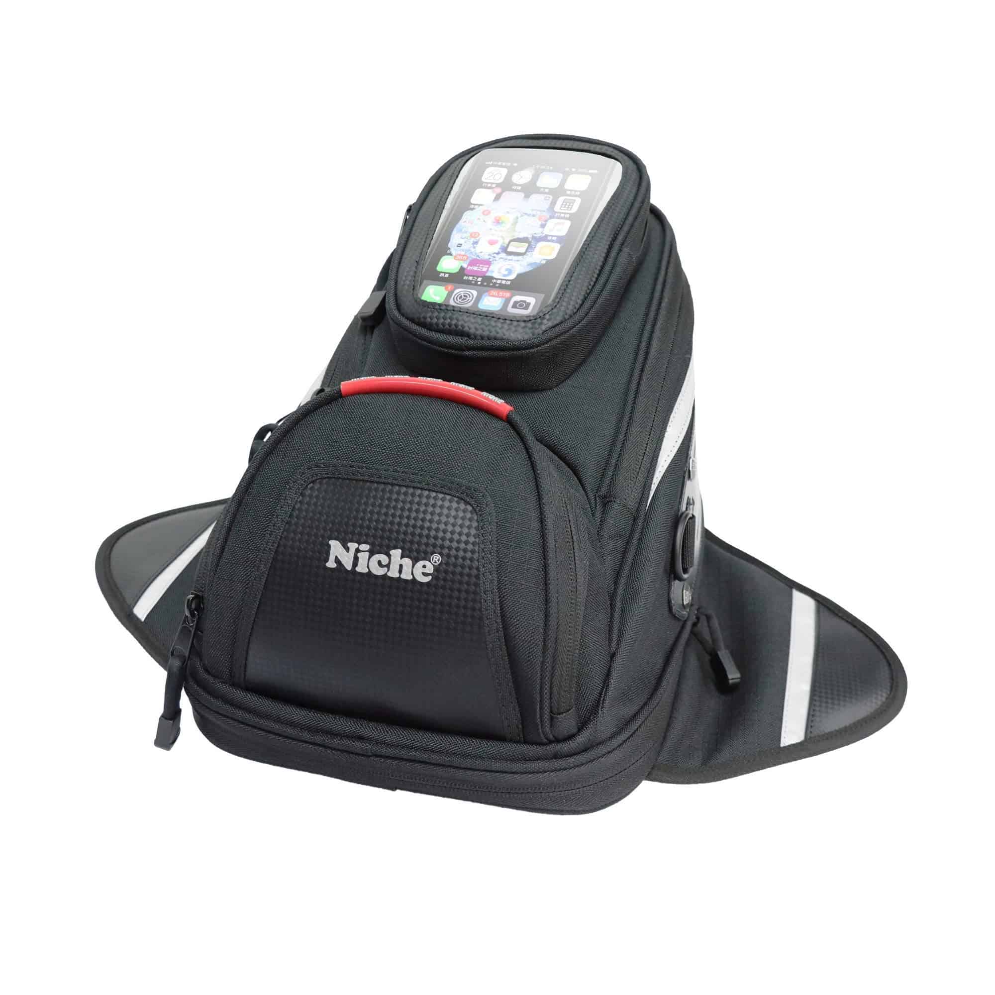 Bolso de depósito magnético fuerte Niche, expandible e