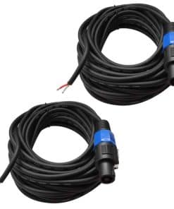 Seismic Audio - SPRW35 (Paquete de 2) - Cable de altavoz de