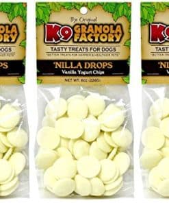 K9 Granola Factory Nilla Drops Dog Treats, 8 Onzas, Hecho