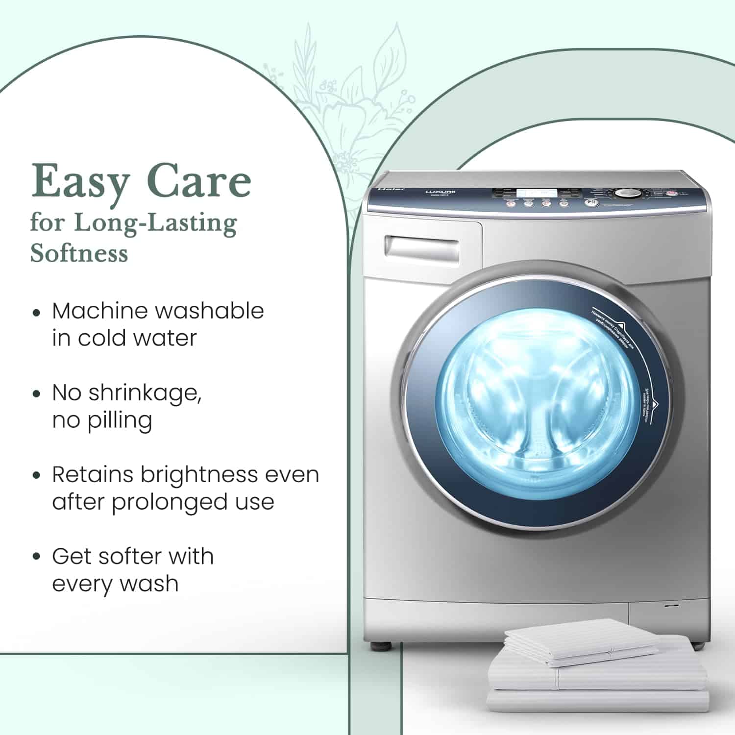 Juego de sábanas Damasco para cama California King de 500 - Imagen 8