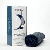 Funda de Almohada de Seda Natural BEEJOYA, 22 -Azul Marino M