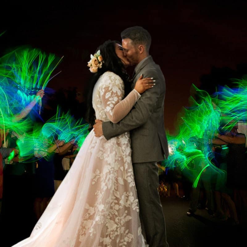 Barras luminosas Glow Fever a granel 100 uds 22'' Collares - Imagen 4