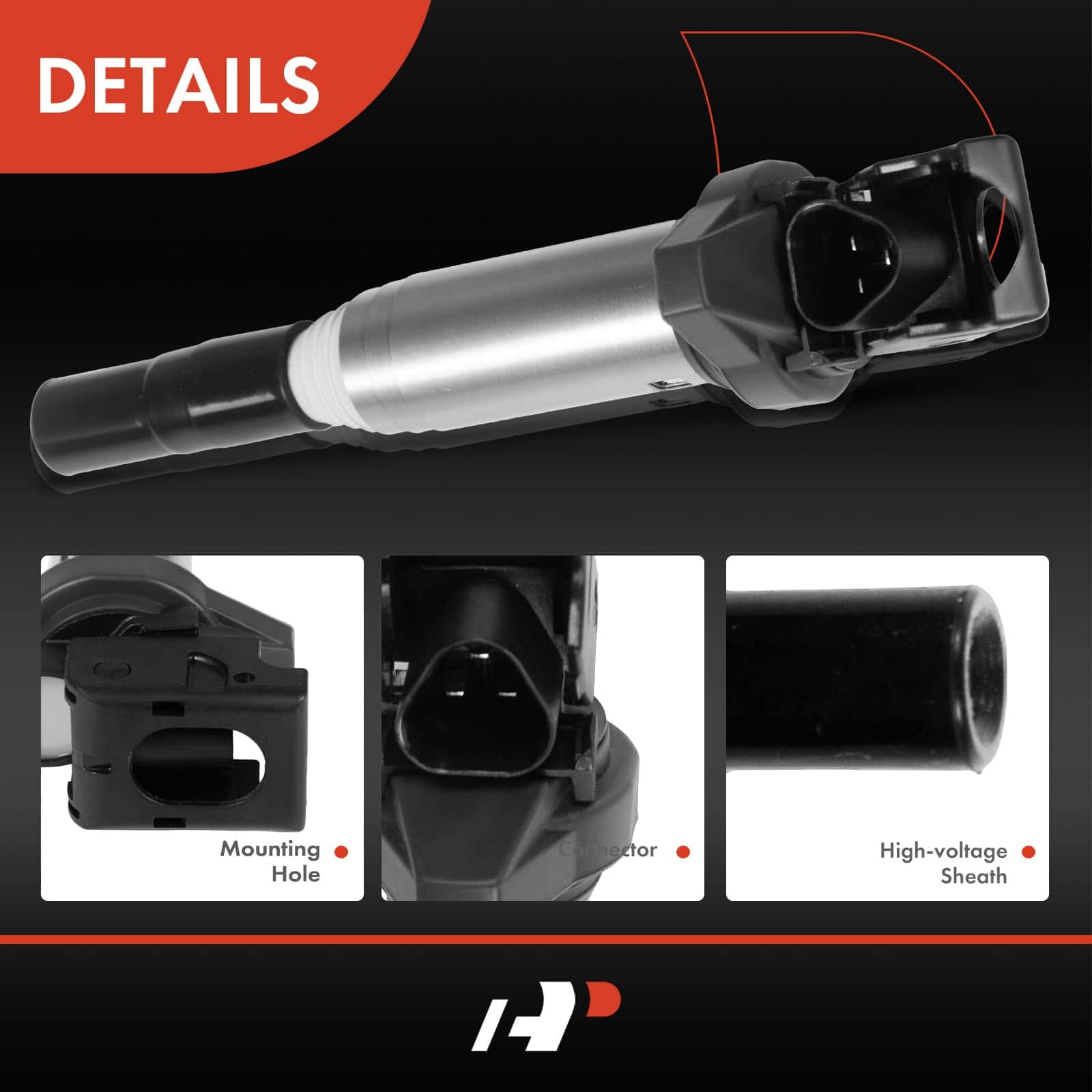 Conjunto de 6 Bobinas de Encendido de Motor A-Premium - Imagen 6