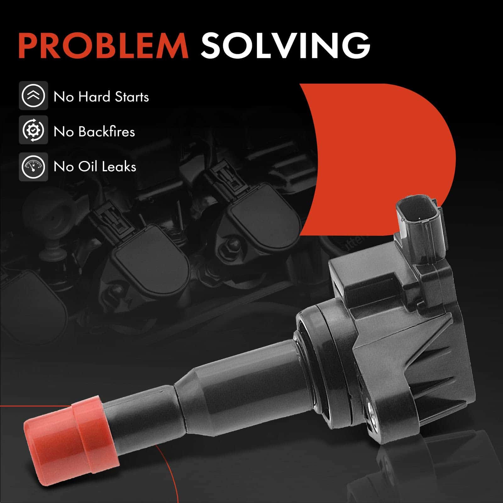 Conjunto de 4 paquetes de bobinas de encendido del motor - Imagen 8