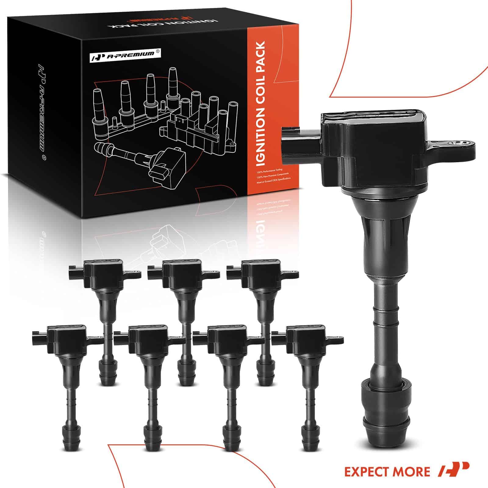 Bobina de Encendido del Motor A-Premium Compatible con - Imagen 9