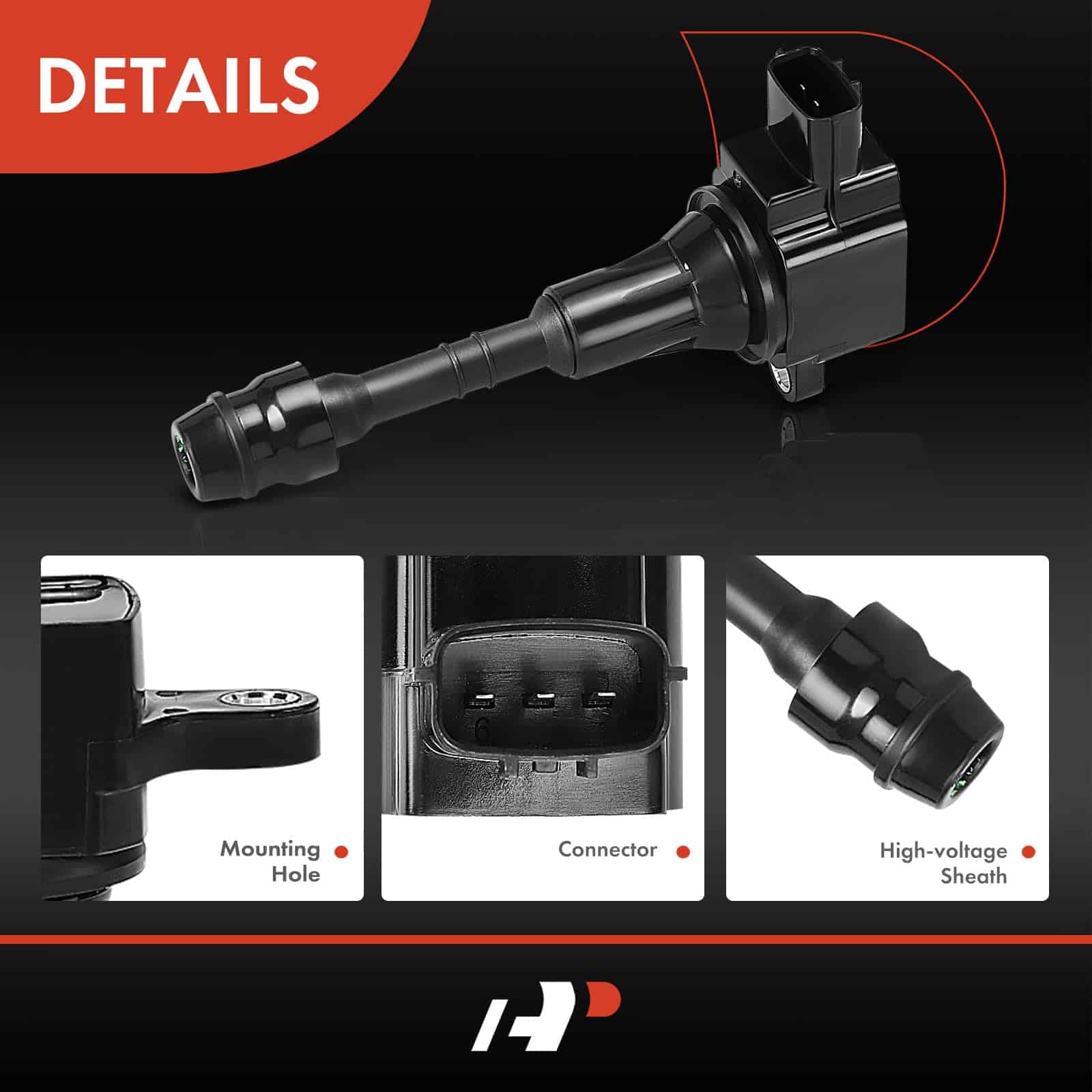 Bobina de Encendido del Motor A-Premium Compatible con - Imagen 6