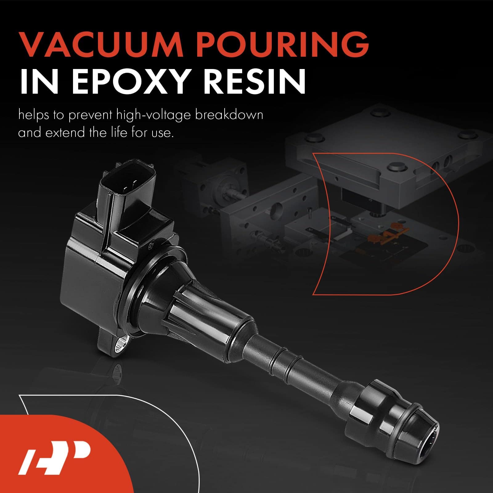 Bobina de Encendido del Motor A-Premium Compatible con - Imagen 4