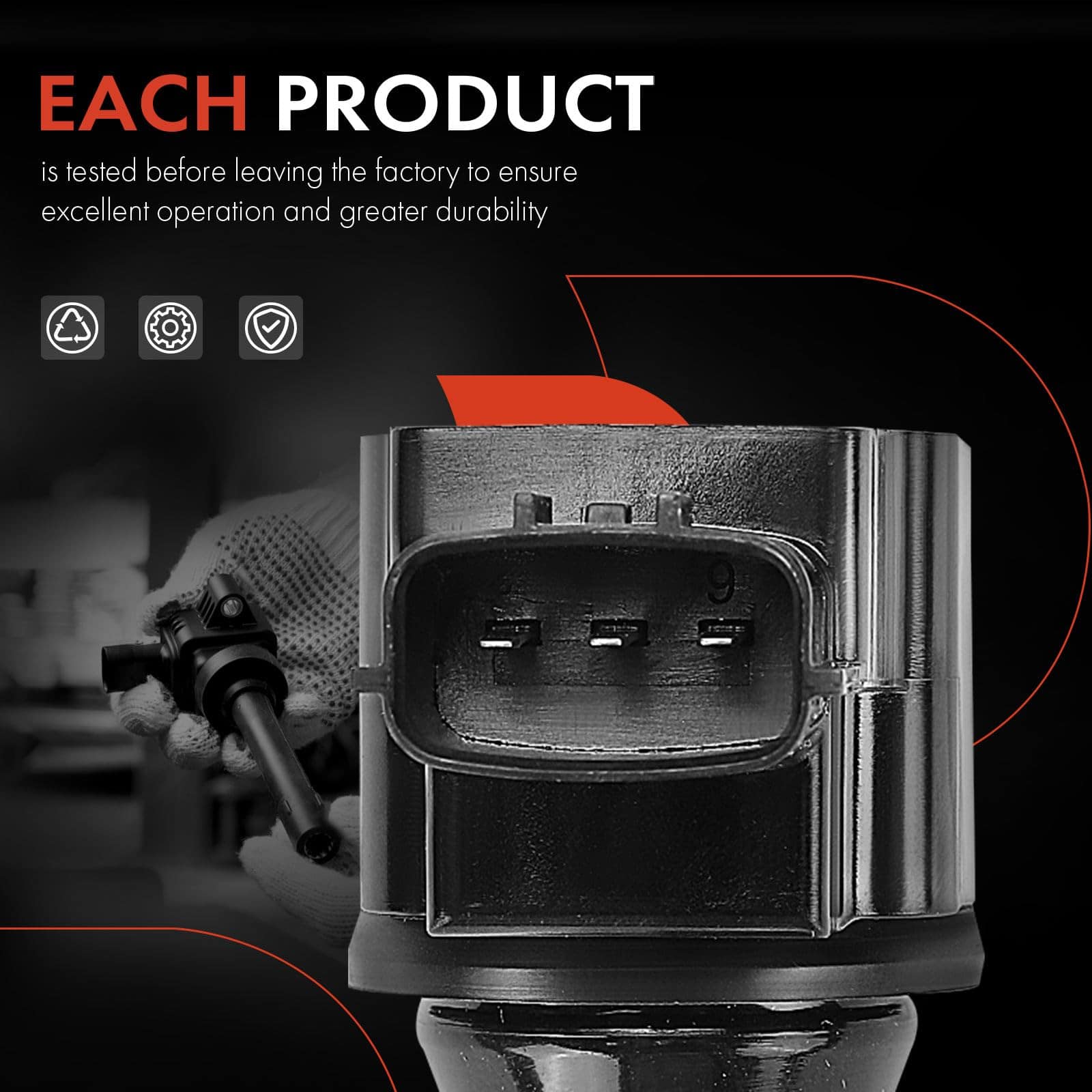 Bobina de Encendido del Motor A-Premium Compatible con - Imagen 7