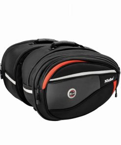 Niche 2pcs Bolso de Sillín de Moto de Lujo, Bolso Lateral,