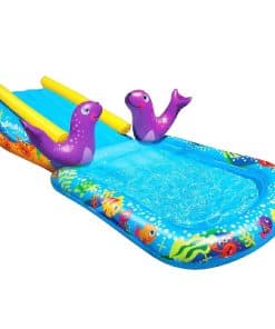Tobogán y Piscina Inflable BANZAI My First con Rociador,
