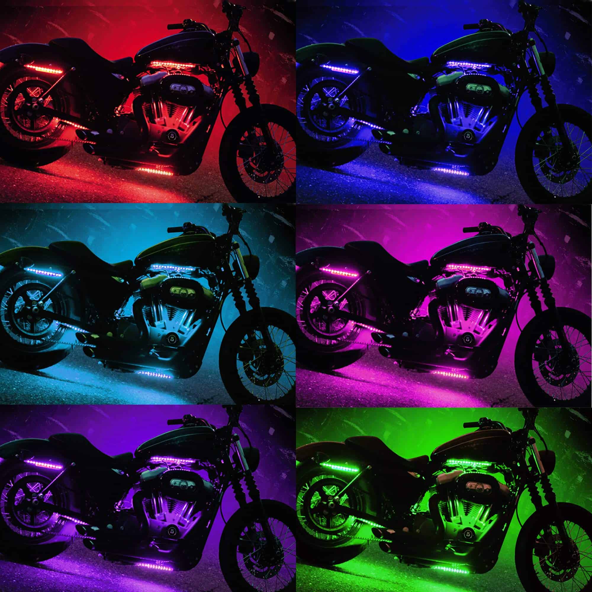 NBWDY 12Pcs Kit de Tiras de Luces LED para Vehículos y - Imagen 3