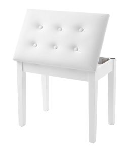 Banqueta de Piano SONGMICS con Cojín Acolchado y