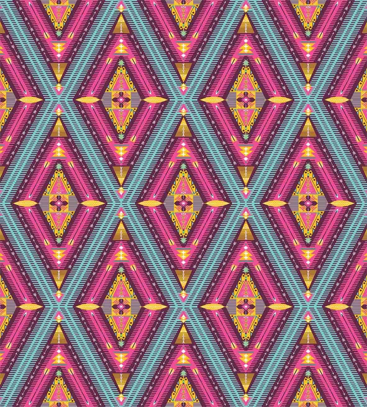 Juego de Funda Nórdica Étnica Lunarable, Patrón Colorido - Imagen 3