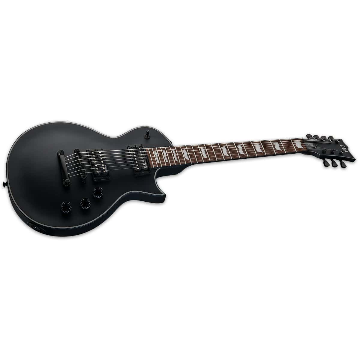 Guitarra Eléctrica de 7 Cuerdas ESP LTD EC-257, Negro - Imagen 5