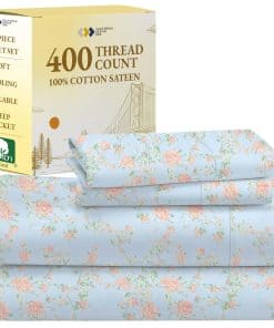 Juego de Sábanas con Estampado Floral California Design Den