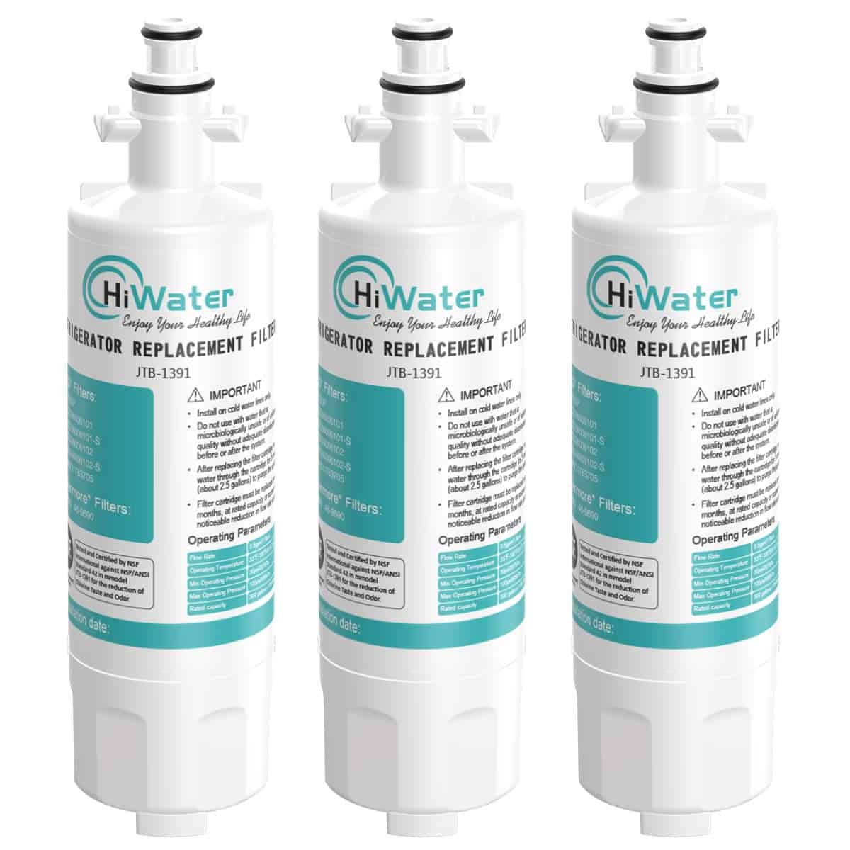 Filtro de agua de nevera de reemplazo HiWater para