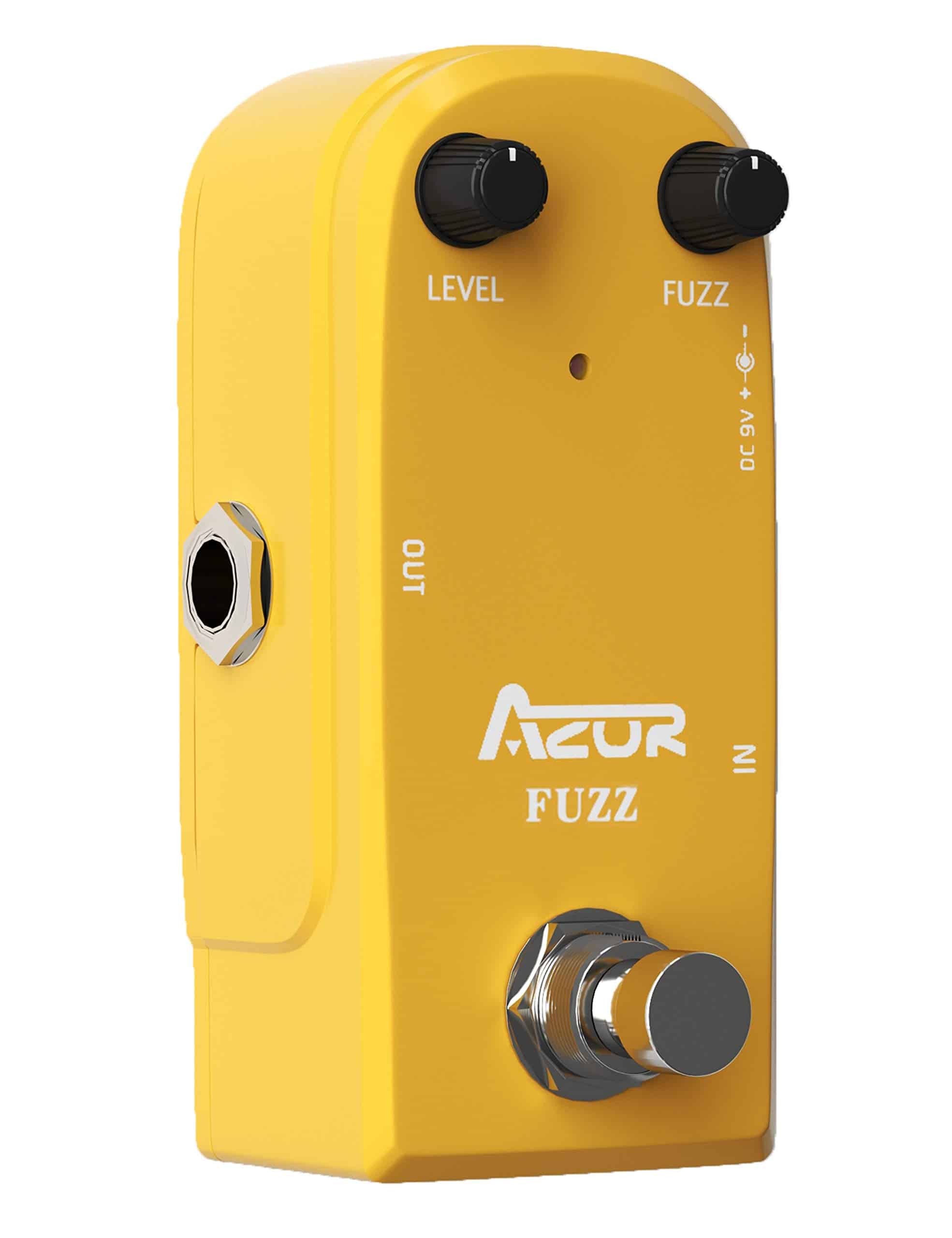Pedal de Efecto Fuzz Vintage AZOR True Bypass Mini Pedal - Imagen 5