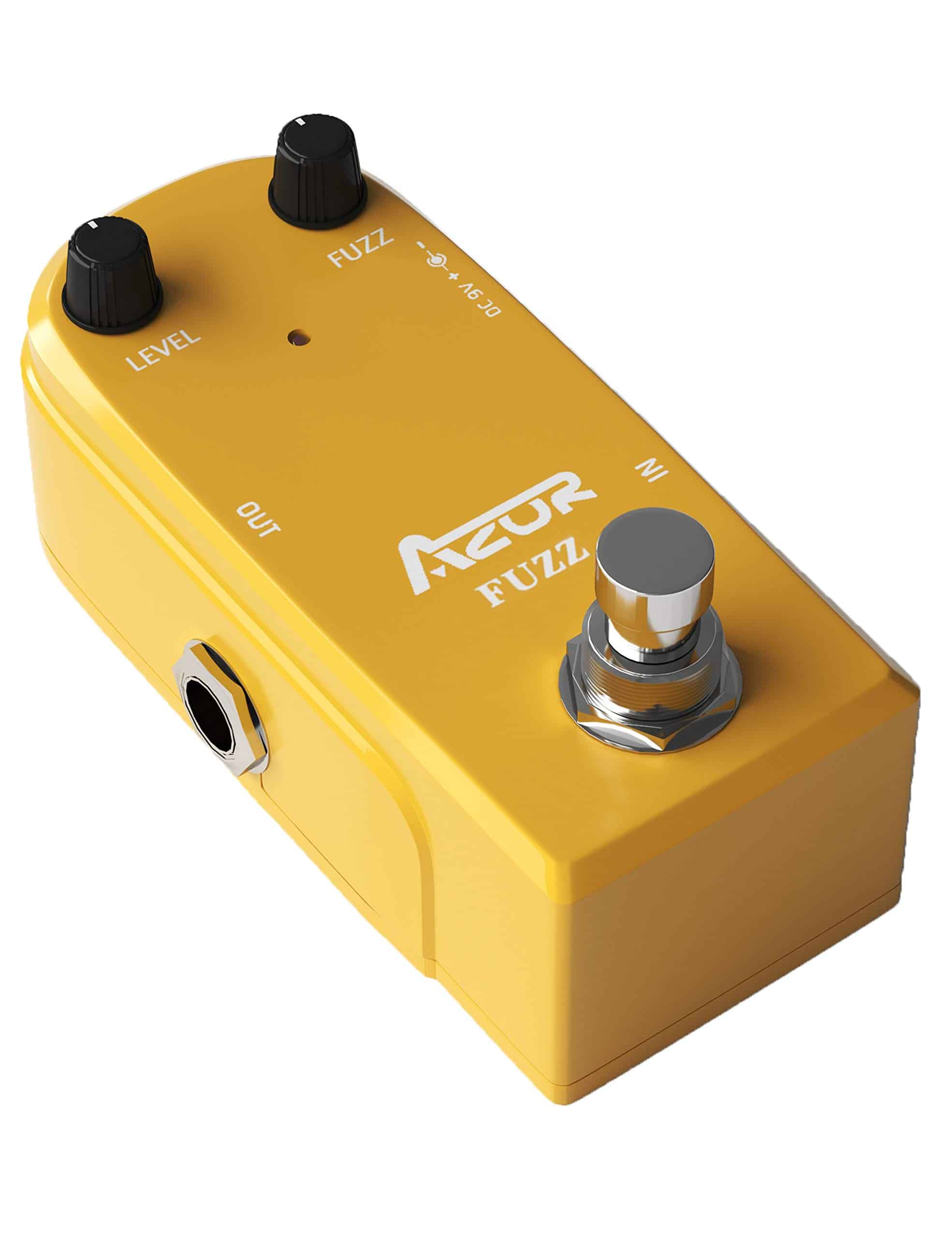 Pedal de Efecto Fuzz Vintage AZOR True Bypass Mini Pedal