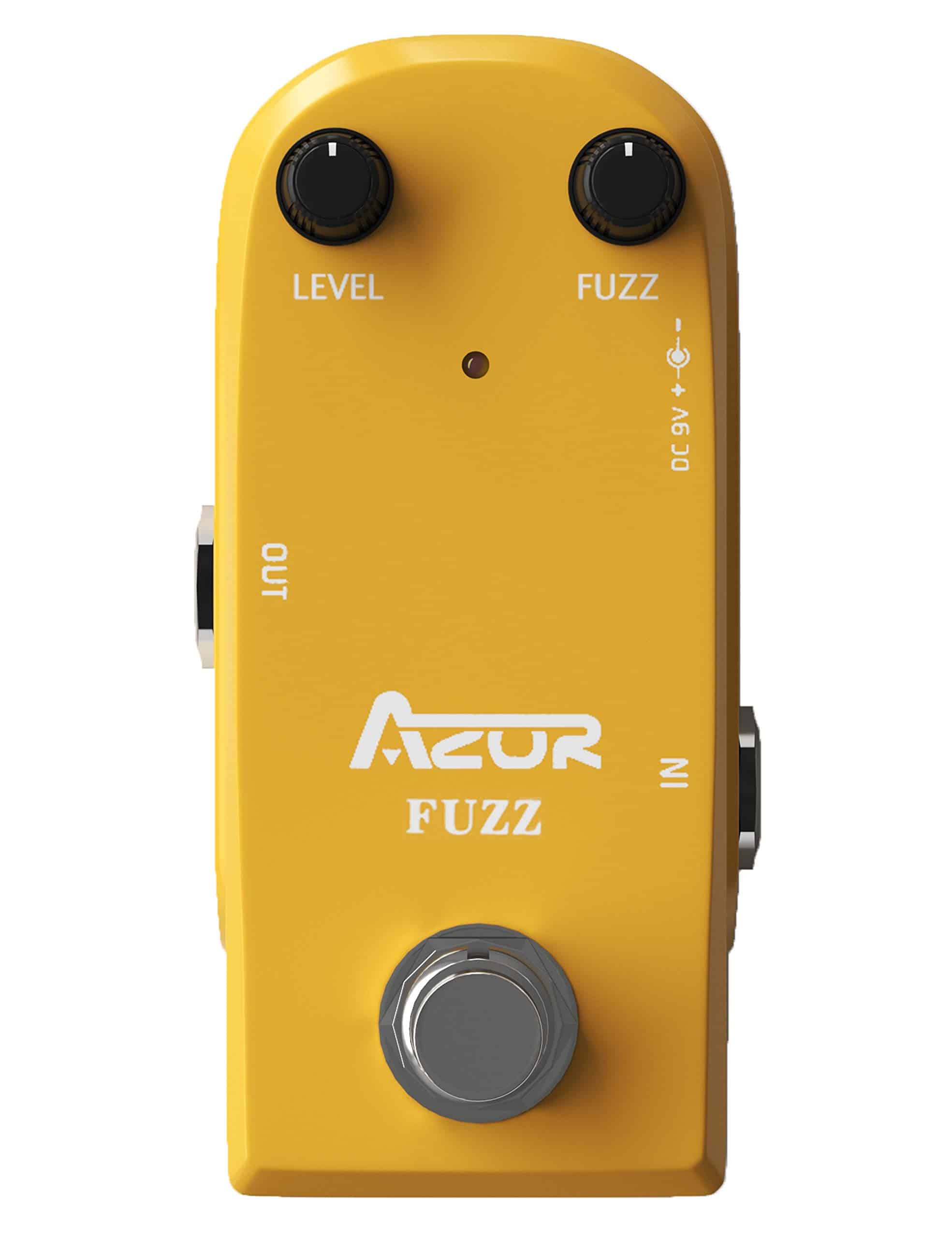 Pedal de Efecto Fuzz Vintage AZOR True Bypass Mini Pedal - Imagen 6