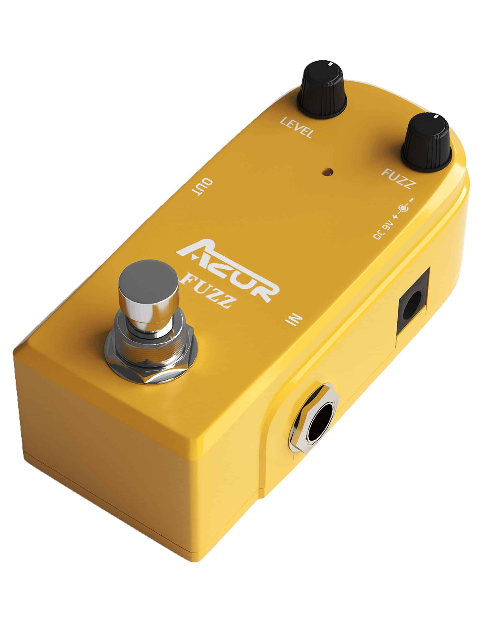 Pedal de Efecto Fuzz Vintage AZOR True Bypass Mini Pedal - Imagen 7