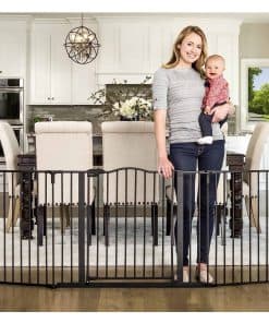 Regalo Deluxe Home Accents Widespan Safety Gate, 74.5" W x