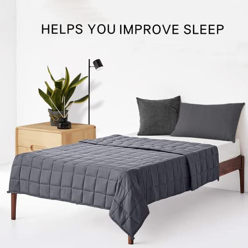 Manta Ponderada ZonLi (60"x80",17lbs, Gris Oscuro), Manta - Imagen 3