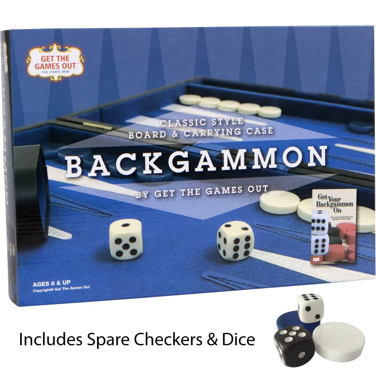 Set de Backgammon de Get The Games Out - Estuche Clásico de - Imagen 9