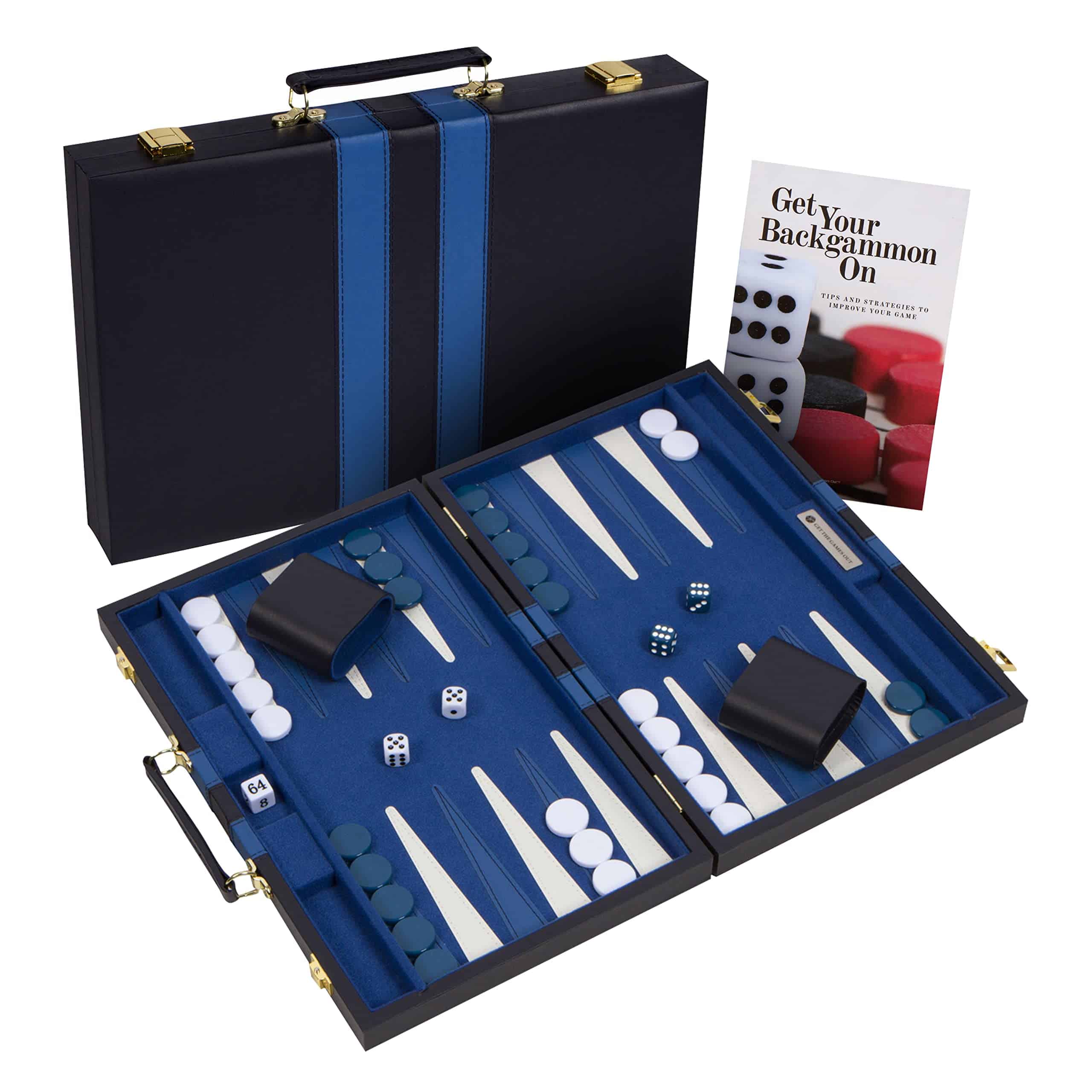 Set de Backgammon de Get The Games Out - Estuche Clásico de