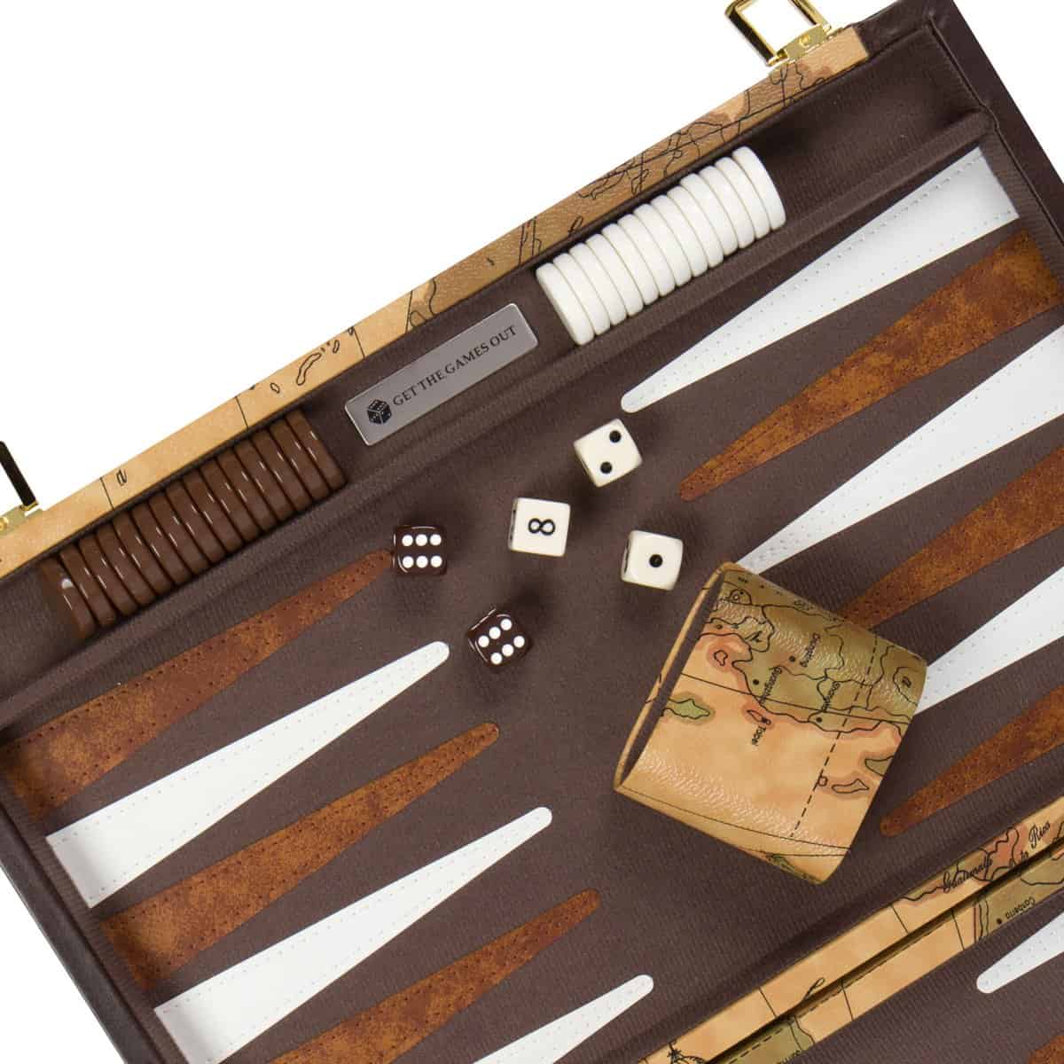 Set de Backgammon de Get The Games Out - Estuche Clásico de - Imagen 8