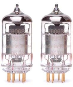 Par de tubos de vacío de preamplificador Tung-Sol EF806